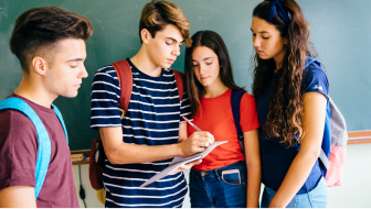 Students with Textbooks Image